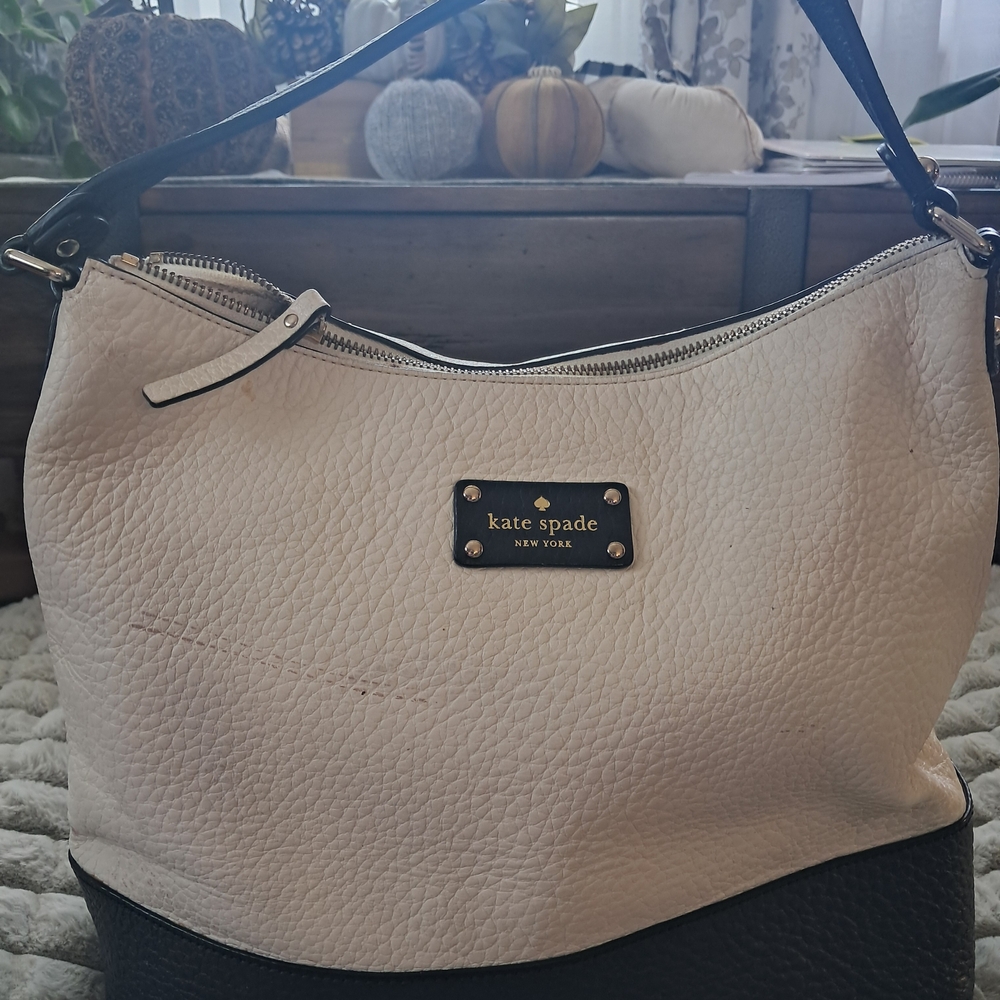 Kate Spade Cream and Black Women's Bag